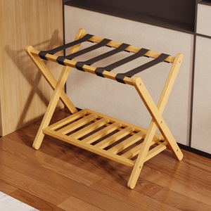 Porte-bagages multifonctionnel, hôtel, maison d'hôtes, chambre d'hôtes, chambre à coucher, à deux niveaux, pliable, portable - Product Image 4