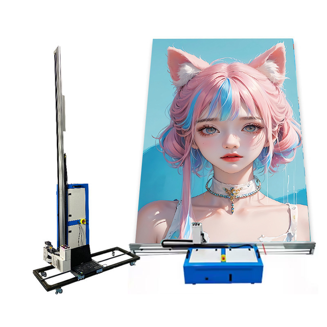 3D Effect Wall Painter Robot Vertical Floor Printing 2in1 for Murals and Advertising in Shopping Malls