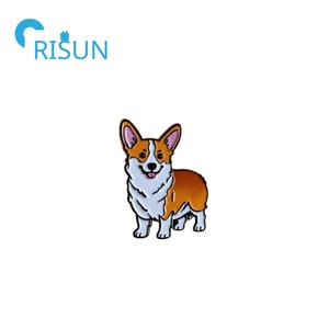 Fabrication personnalisée mignon belle Animal chien <span class=keywords><strong>Corgi</strong></span> émail broche <span class=keywords><strong>Corgi</strong></span> chien émail broche Badge <span class=keywords><strong>Corgi</strong></span> amour bout à bout bijoux épinglette - Product Image 4