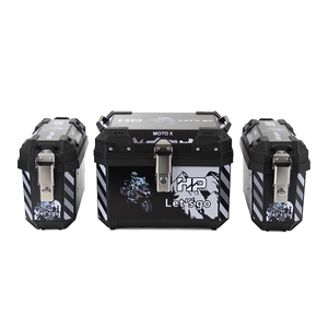 Baúl Completo de Alta Calidad para TANK BWS ADV, Baúl de 45L, Cajas Laterales de 20L*2/28L*2, Bolsa de Sillín para Motocicleta, Caja de Plástico PP Negra - Product Image 6