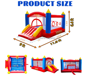 Château gonflable commercial de petite taille en PVC, taille personnalisée, pour le divertissement des enfants et la <span class=keywords><strong>location</strong></span> commerciale - Product Image 6