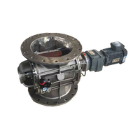 Vanne rotative industrielle à impeller rigide pour système de décharge de poudres, granulés et matériaux en vrac