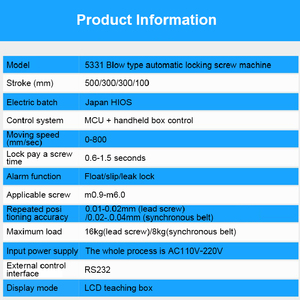 Máy vặn vít tự động có động cơ & vòng bi Bảo hành 1 năm-Bộ cấp liệu robot tự động vặn vít - Product Image 4