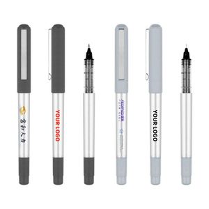 Bolígrafo de Gel con Recubrimiento de Goma Plástica, Venta Caliente, Personalizable con Logotipo, Punta de 0.5mm, Tinta Negra, para Oficina/Escuela/Regalo - Product Image 4