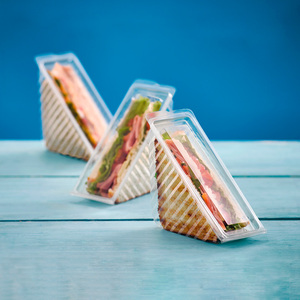 Contenedor Ecológico Transparente de Plástico para Almacenamiento de Alimentos, Caja Triangular para Empacar Rebanadas de Pastel y Sándwiches para Llevar - Product Image 6