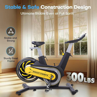 Vélo de spinning magnétique intelligent de haute qualité pour usage domestique, avec volant d'inertie de 6 kg, pour entraînement cardio unisexe en intérieur, en vente