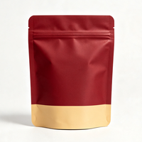 Échantillon gratuit : Sachet plastique refermable avec encoche de déchirement pour café, salon de thé, poudre de café – Emballage pratique à ouverture facile