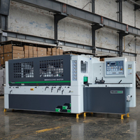 Nouvelle machine à bois haute performance REIGNMAC, dégauchisseuse-raboteuse quatre faces de 35,6 kW, entraînement par engrenages, moteur 50 mm, 380 V