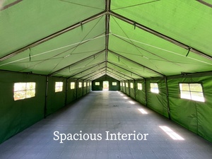 Carpa de Lona Impermeable para Exteriores de Gran Capacidad para 40 Personas, de Grado Militar, con Estructura de Acero Resistente - Product Image 5