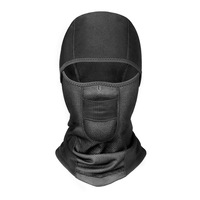 Nuevo pasamontañas con capucha a prueba de viento logotipo privado personalizado al por mayor pasamontañas negro máscaras de esquí para motocicleta