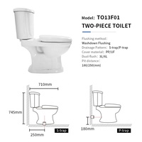 Salle de bain classique en céramique coupé, toilette blanche, bon marché, au mur, blanc, livraison gratuite