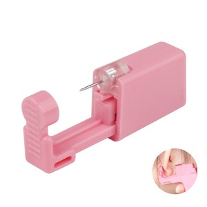 <span class=keywords><strong>Pistolet</strong></span> de perçage d'oreille à domicile sans douleur, en titane G23 de qualité implantable, kit de bijoux pour <span class=keywords><strong>tragus</strong></span>, labret, daith - Product Image 2