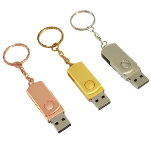 Mini Metal USB Flash Drive 8GB 16GB 32GB 64GB 128GB Pen Drive 4 8 16 32 64 128 GB Pendrive Memory Stick Drives U Disk Waterproof