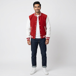 Custom <b>Men's</b> Varsity <b>Jackets</b> Stylish Letterman <b>Jackets</b> School Events Sports Fashion Embroidered College <b>Baseball</b> <b>Jacket</b> <b>for</b> <b>Men</b> - Product Image 1