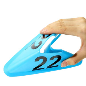 De Nieuwe Driehoek Voetbal Schijf Kegel Duurzame Sportmarkering Uitrusting Behendige Schijf Kegel Behendige Voetbal Kegels Met Genummerd - Product Image 6