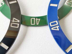 Ghiera in Ceramica Color Argento <span class=keywords><strong>Titanio</strong></span> per <span class=keywords><strong>Orologio</strong></span> Automatico SUB 41mm 126610 126613 - Product Image 3