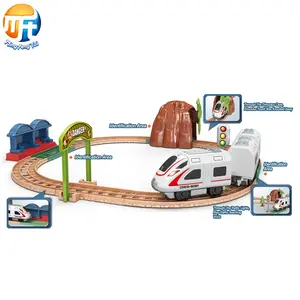 New Arrival Modern Educational Toys Electric High Speed Rail Track Train Toy Set