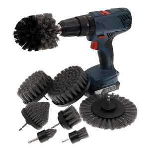 Multisize Gray Detailing <strong>Brush</strong> Electric Cleaning <strong>Brushes</strong> <strong>Power</strong> <strong>Scrubber</strong> Drill Clean <strong>Brush</strong> for Bathroom Kitchen Car Wheel Washing - Product Image 6