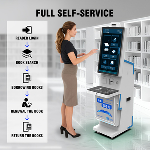 Kiosco de Autoservicio UHF RFID de Alta Eficiencia Mijin |   Quiosco Táctil de Préstamo y Devolución de Libros para Bibliotecas, Automatización de Bibliotecas, Autopago - Product Image 2