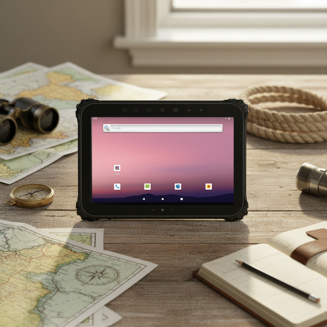 New Industrial Tactical-Grade 10-inch Android 15 Rugged Tablet IP68 Certified Wi-Fi/GSM/4G Connectivity Fast Octa Core 6GB RAM