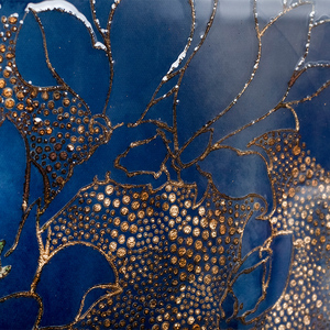 Blu caffè accessori di decorazione d'interni di lusso moderno fatto a mano di arti murali <span class=keywords><strong>classici</strong></span> dipinti <span class=keywords><strong>moderni</strong></span> con copertura in acrilico - Product Image 4