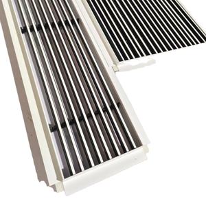 Offre limitée : Grille de ventilation amovible en aluminium, diffuseur d'air linéaire à fentes, grille de ventilation pour plafond et mur - Product Image 2