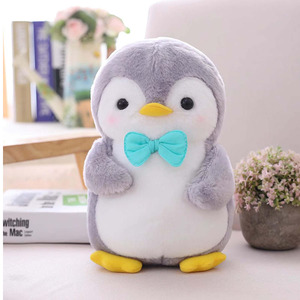 Peluche di Pinguino Morbido e Adorabile 7836 con Papillon Blu, Regalo di Compleanno per Bambini, Pinguino di Peluche da Abbracciare - Product Image 4