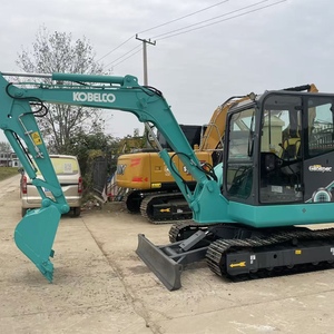 Excavatrice japonaise d'occasion Kobelco SK60 en bon état, conception originale, 6 tonnes, <span class=keywords><strong>mini</strong></span>-pelleuse Kobelco 60 SK60 SK60-8 à <span class=keywords><strong>prix</strong></span> avantageux - Product Image 3