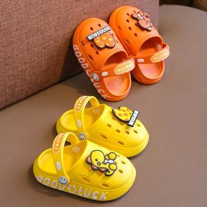 Nouvelles Sabots en PVC Mignons à Motif Dinosaure pour Enfants, Antidérapants avec Bride Arrière, Idéales pour Garçons et Filles, Chaussons d'Été pour l'École Primaire - Product Image 2