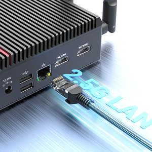 Mini PC Z100-0dB sin Ventilador, 12.ª Generación N100, 16 GB DDR4, 512 GB SSD, Pantalla Dual 4K, LAN 2.5G, para Hogar, Oficina, Industria y Comercio - Product Image 2