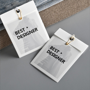 Papier d'emballage personnalisé pour extensions de cheveux de marque privée, étiquettes à suspendre pour vêtements, chaussures, sacs, technique d'impression - Product Image 4