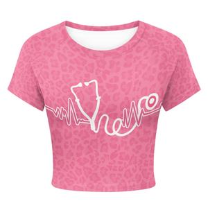 Conception unique infirmière médicale femmes T-shirts d'été T-shirts personnalisés pour les femmes Spencer respirant vente directe d'usine - Product Image 4