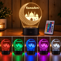 Mini Lampe de Nuit LED Lumineuse Mignonne pour Chambre d'Enfant, Cadeaux Personnalisés OEM ODM, Vente en Gros, Lampe 3D Moderne pour la Maison