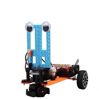 Kit d'assemblage manuel de robot anti-collision DIY pour petits fabricants de matériel technologique, idéal pour les petites inventions et les expériences scientifiques.