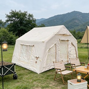 Tente gonflable familiale facile à installer, tente extérieure en PVC Oxford, résistante au vent et à l'eau pour le camping familial au Moyen-Orient - Product Image 4