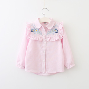 Camisas de Vestir de Manga Larga para Niñas, Marca Privada, Venta al Por Mayor en Línea en India - Product Image 1