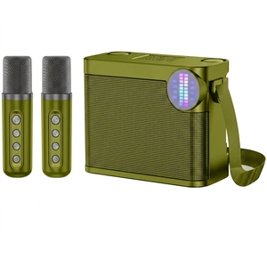 Altavoz Bluetooth Portátil con Logotipo de Marca, Audio HiFi para Sala de Estar, Recargable, Puerto Tipo C, Caja con LED de Colores para Karaoke y Fiestas - Product Image 1