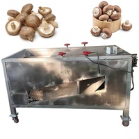 Hoogproductieve automatische champignonstengel-snijmachine, champignonpoottrimmer, grote capaciteit voor champignonverwerkingsbedrijven