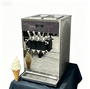 Machine à glace molle commerciale 3 saveurs avec système de refroidissement haute efficacité - Product Image 1