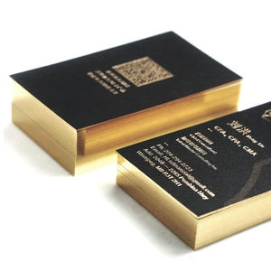 Özel yüksek kalite lüks gül altın iş kartları küçük iş yazıcı dostu kişiselleştirilmiş Logo baskı kaliteli kağıt - Product Image 6