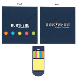 Özel Mini Navet 5 renkli bayrak seti/yapışkan notlar ve bayraklar cep durumda Logo ile - Product Image 4