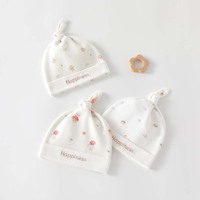 Gorro de Bebé Tubular 95% Algodón 5% Elastano, Suave, No Elástico, Antibacterial, para Recién Nacidos y Niños Pequeños, Unisex