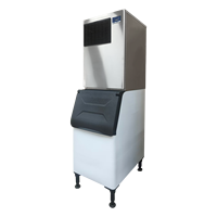 Machine à glaçons commerciale de type split en acier inoxydable 304 pour la préparation de glaçons solides, idéale pour les salons de thé et les bars