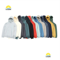 Sampel gratis kaus berkerah hoodie hitam kosong kustom sweatshirt sweatshirt pria kain bulu domba