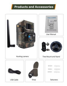 Caméra de chasse 4G LTE 48MP 1296P avec batterie 5200mAh, étanche IP66, vision nocturne invisible 950nm pour la sécurité des exploitations agricoles - Product Image 6
