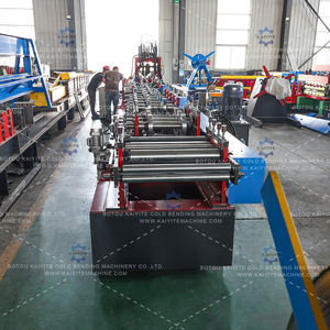 Machine <span class=keywords><strong>de</strong></span> formage <span class=keywords><strong>de</strong></span> poutrelles CZ entièrement automatique - Vitesse <span class=keywords><strong>de</strong></span> formage <span class=keywords><strong>de</strong></span> 30 m/min - Profil C/Z interchangeable, épaisseur <span class=keywords><strong>de</strong></span> matériau <span class=keywords><strong>de</strong></span> 1 à 3 mm - Product Image 3