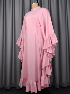 Robes Bubu amples et longues à manches chauve-souris élégantes pour femmes africaines, vente en gros, robes à jupes larges pour les fêtes - Product Image 4