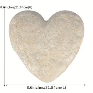 Pierre commémorative en résine personnalisable en forme de cœur (en stock aux États-Unis, livraison rapide) - Texte personnalisé gravable, idéal pour la décoration de jardin - Product Image 6