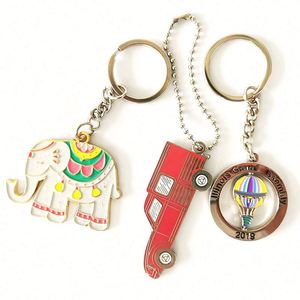 <b>Custom</b> 2D Enamel Zinc Alloy Keychain <b>Key</b> <b>Ring</b> Wholesale Promotion <b>Custom</b> 3D Metal Logo <b>Key</b> Chain - Product Image 2