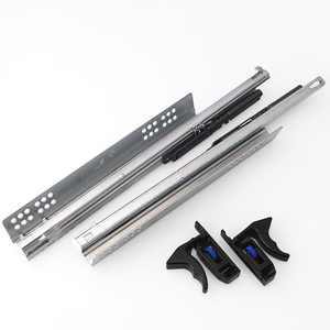 Glissières de <span class=keywords><strong>tiroir</strong></span> HHettich Quadro V6 modernes en acier pour cuisine et salle de bain, rails à roulement à billes à extension complète, tiroirs rétractables - Product Image 5